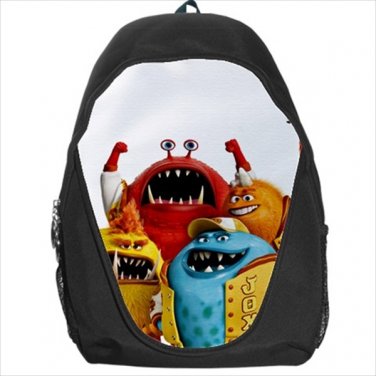 Monsters university inc. mike wazowski sullivan backpack bookbag