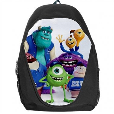 Monsters university inc. mike wazowski sullivan backpack bookbag