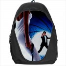 The living daylights James Bond backpack bookbag