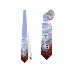 Necktie frozen olaf snowman