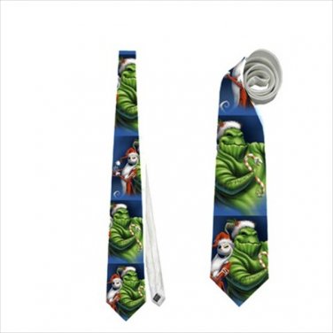 Necktie nightmare before christmas skellington