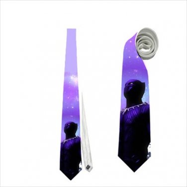 Necktie black panther