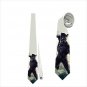 Necktie black panther