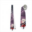 Necktie harley quinn cosplay roleplay costume villain tie halloween
