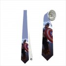 Necktie captain america superhero avengers cosplay wedding