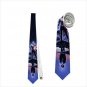 Necktie captain america superhero avengers cosplay wedding