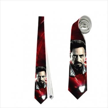Necktie iron man tony stark superhero avengers cosplay wedding