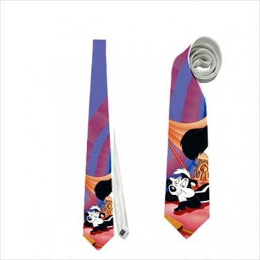 Necktie pepe le pew skunk saint valentine st valentine's day
