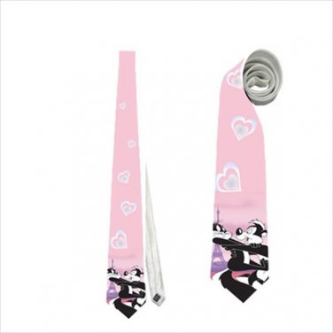Necktie pepe le pew skunk saint valentine st valentine's day
