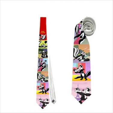 Necktie pepe le pew skunk saint valentine st valentine's day