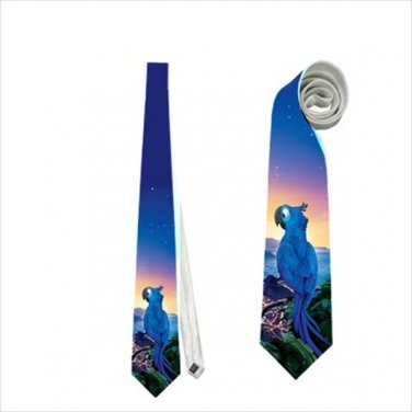 Necktie rio parrot