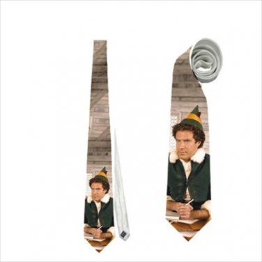 Necktie Elf funny christmas tie will ferrell