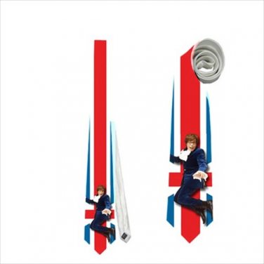 Necktie Austin Powers uk flag
