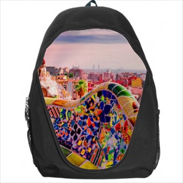 backpack barcelona park guell