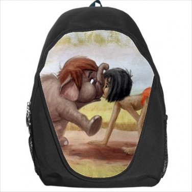 backpack the junglr book mowgli elephant