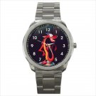 Sport metal watch Mulan dragon