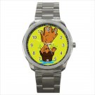 Sport metal watch baby groot