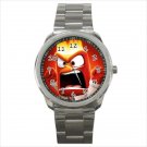 Sport metal watch inside out anger