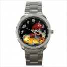 Sport metal watch super mario