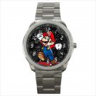 Sport metal watch super mario
