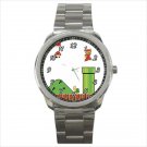 Sport metal watch super mario