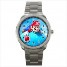 Sport metal watch super mario