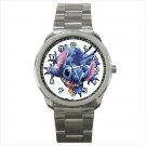 Sport metal watch lilo and stitch