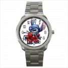 Sport metal watch lilo and stitch