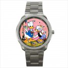 Sport metal watch donald duck daisy