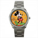 Sport metal watch mickey mouse