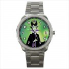 Sport metal watch maleficent