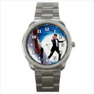 Sport metal watch james bond the living daylights