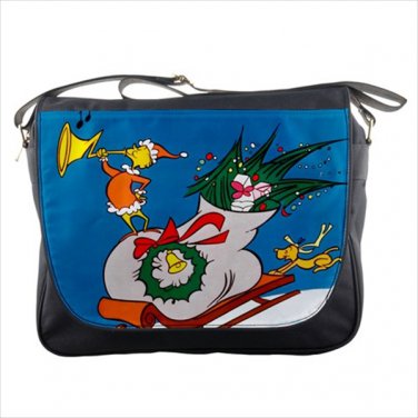 Messenger bag the grinch christmas fun