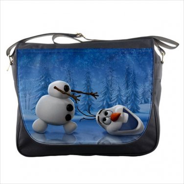 Messenger bag frozen olaf snowman