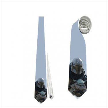 Necktie mandalorian tie mando grogu yoda