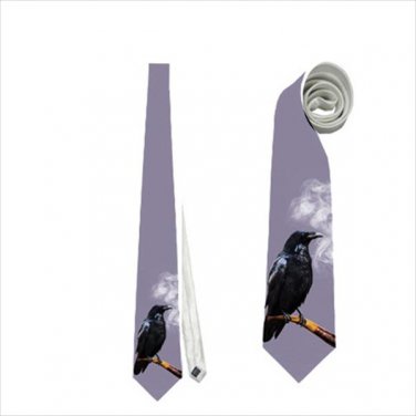 Necktie raven ornitologist