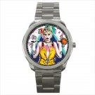Sport metal watch harley quinn