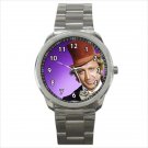 Sport metal watch willy wonka and the chocolate factory gene wilder