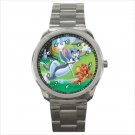 Sport metal watch tom & and cat jerry