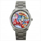 Sport metal watch tom & and cat jerry