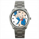 Sport metal watch porky pig pork