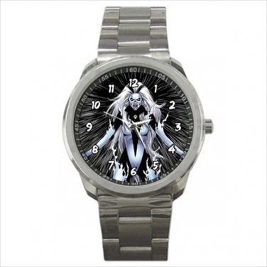 Sport metal watch silver banshee