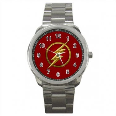 Sport metal watch the flash