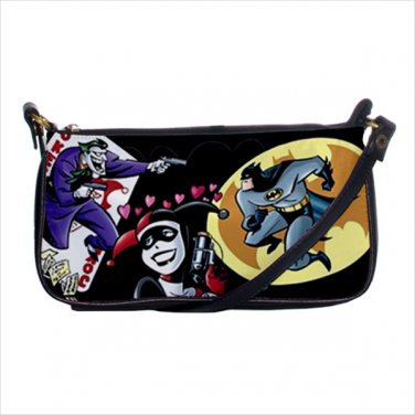 Shoulder clutch bag purse joker harley quinn batman