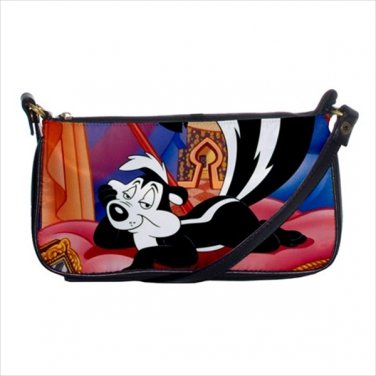 Shoulder clutch bag pepe le pew skunk