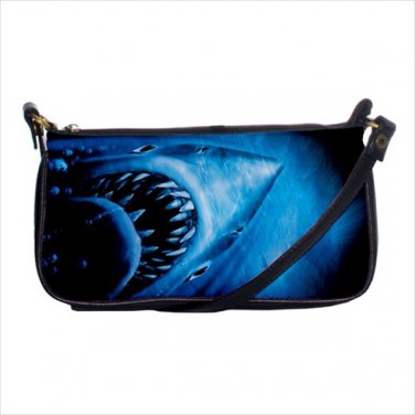 Shoulder clutch bag purse jaws shark