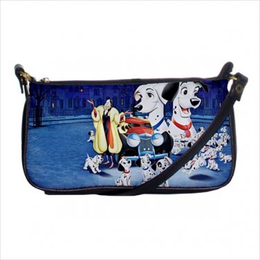 Shoulder clutch bag purse 101 dalmatians cruella de vil