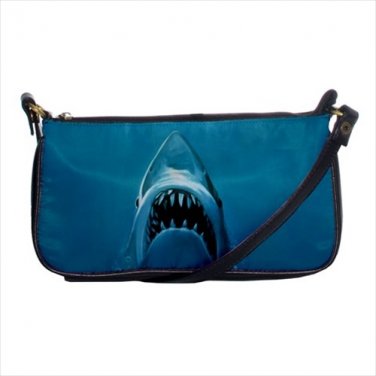 Shoulder clutch bag purse jaws shark