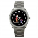 Sport metal watch calvin and hobbes