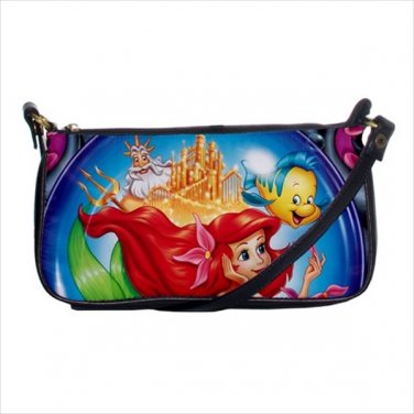 Shoulder clutch bag purse the  little mermaid ariel sebastien flounder